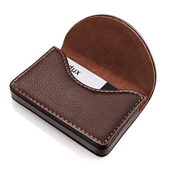 Leather Business Card Holder - Picture 1 of 1
